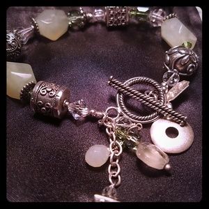 Silver Bracelet  Tres Jolie    Stones and silver